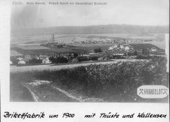 Brikettfabrik um 1900