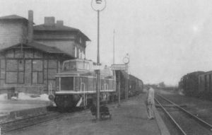 Bahnhof Voldagsen 1965