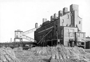 Die ehemalige Brikettfabrik der Gewerkschaft Humboldt